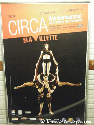 Paris: les spectacles de Nol 2012 s'affichent dans les couloirs du métro parisien