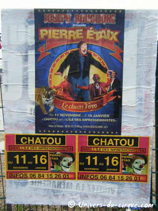Yvelines: le séjour du Cirque Joseph Bouglione à Chatou se poursuit jusqu'au 16 janvier 2013