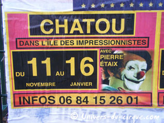Yvelines: le séjour du Cirque Joseph Bouglione à Chatou se poursuit jusqu'au 16 janvier 2013