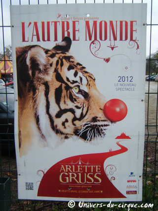 Paris: Galas de Nol du Cirque Arlette Gruss sur la Pelouse de Reuilly du 24 novembre au 16 décembre 2012