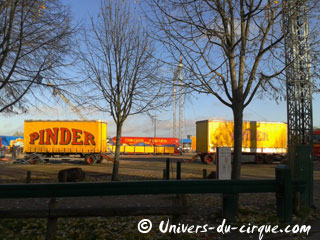 Seine-Maritime: les installations du Cirque Pinder ont rejoint le Cirque Jean Richard à Elbeuf
