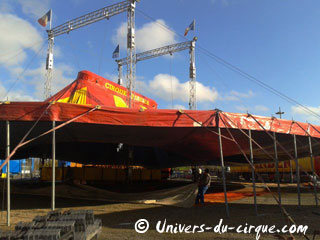 Seine-Maritime: les installations du Cirque Pinder ont rejoint le Cirque Jean Richard à Elbeuf