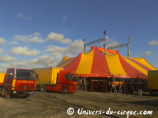 Seine-Maritime: les installations du Cirque Pinder ont rejoint le Cirque Jean Richard à Elbeuf