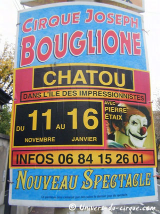 Yvelines: le Cirque Joseph Bouglione en images à l'occasion de son séjour à Chatou