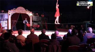 Indre-et-Loire: sous le chapiteau du Village du Cirque de Nol Georget à Luynes