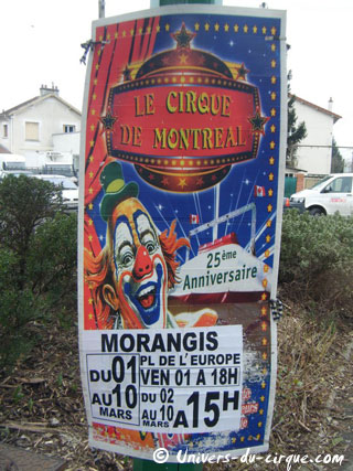 Ile-de-France: le Cirque de Montréal en tournée en région parisienne
